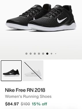 Nike free RN 2018 size 9 Women